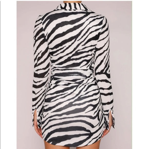 TIGER MIST Zebra Mini Dress - Picture 4 of 4